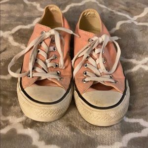 Pink Converse kicks